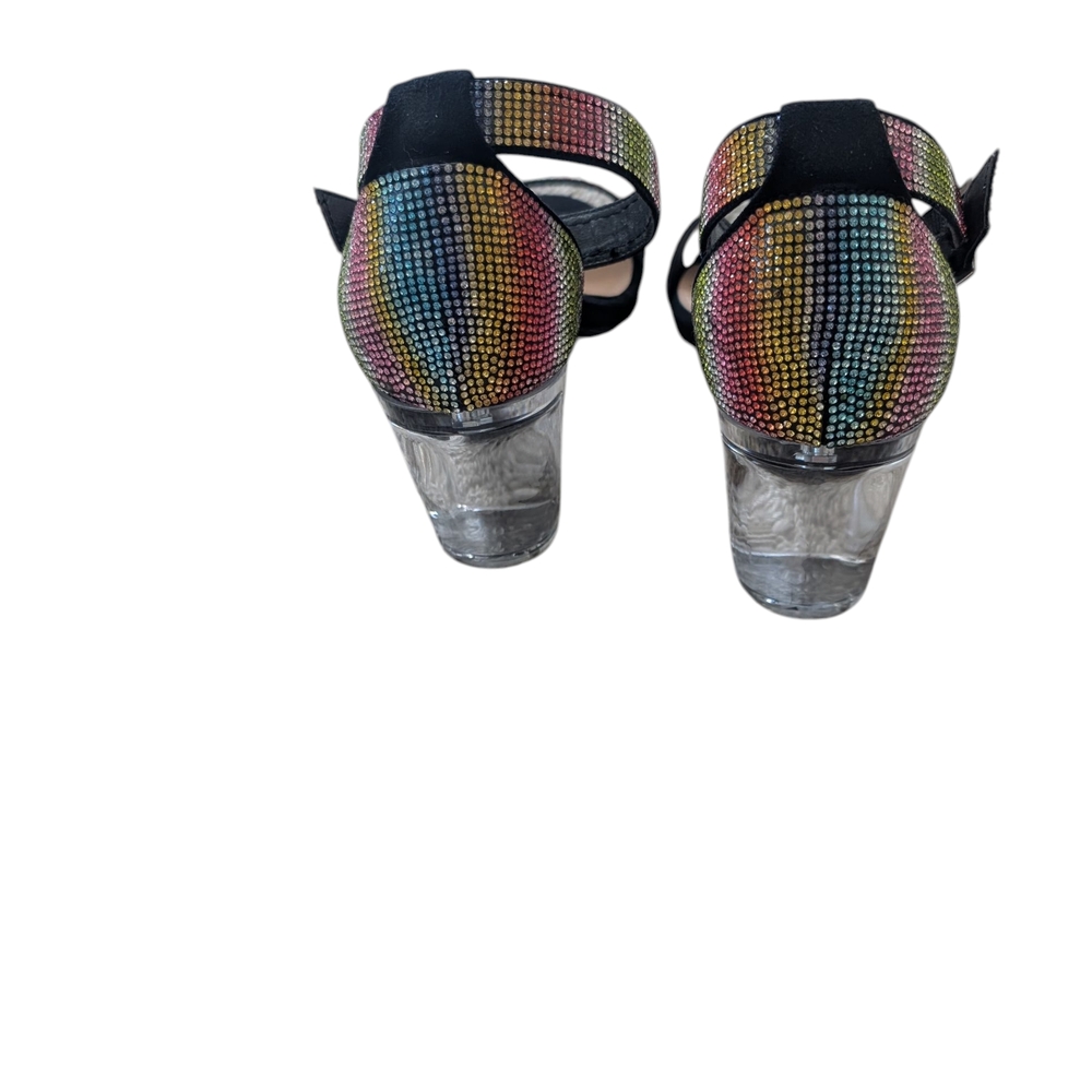 Torrid Clear heel Sandals with Beaded Straps Sz.7.5WW - Picture 6 of 7